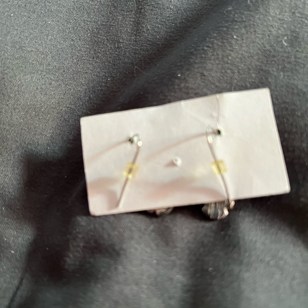 Silver Owl pierced earrings - Picture 2 of 3